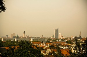 Skyline of Leipzig